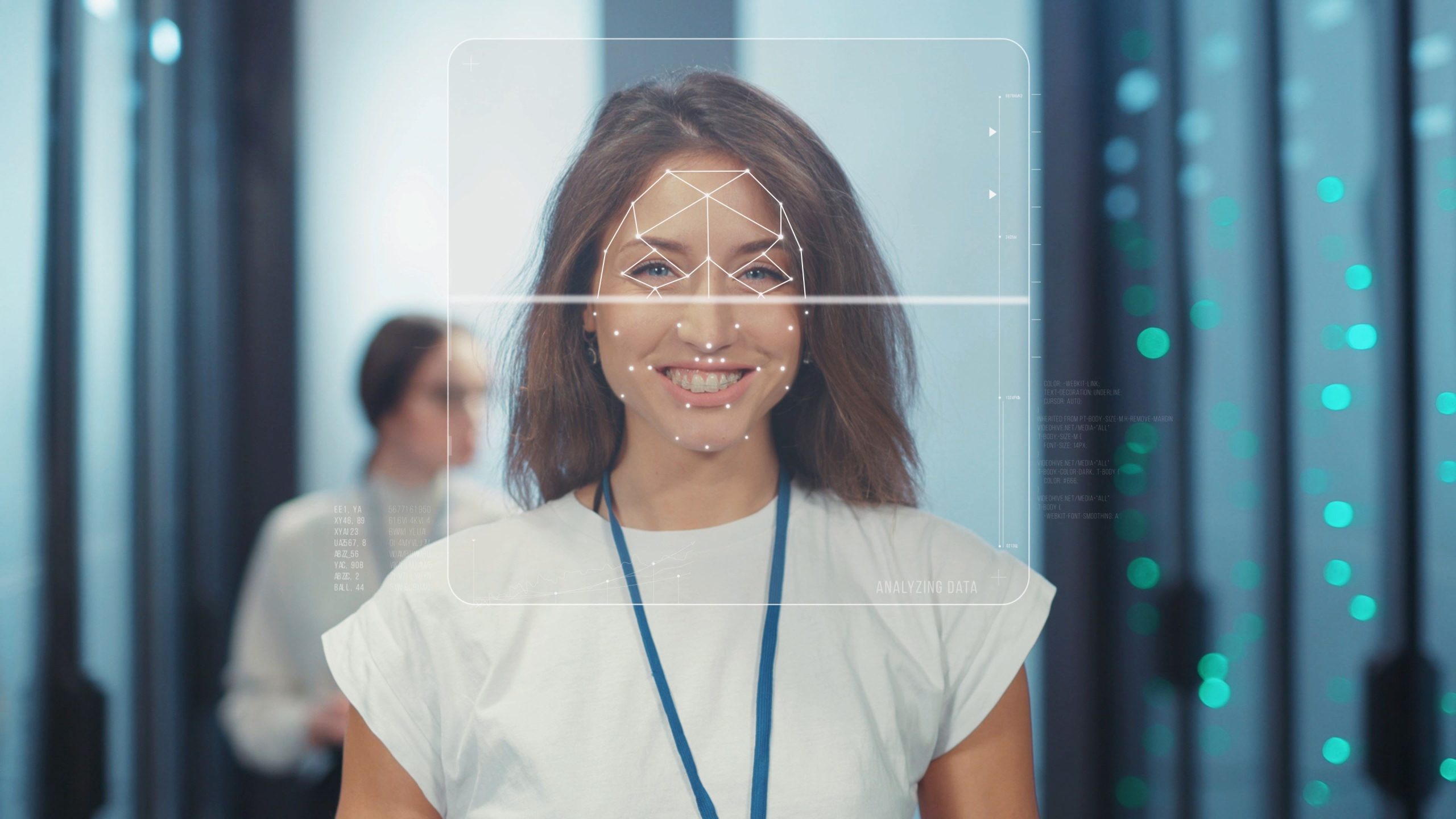 woman in an office